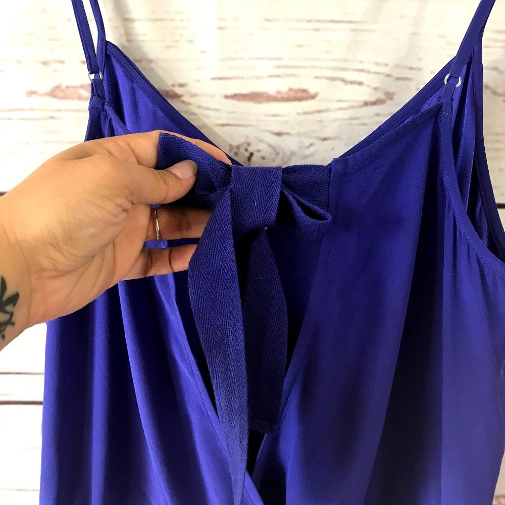 Parker NY Women's Blue Edie Romper NWT - Picture 5 of 11